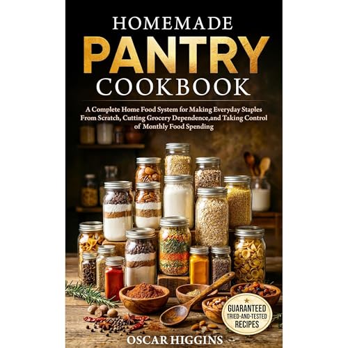 Homemade Pantry Cookbook: A Complete Home Food System for Making Everyday Staples From Scratch, Cutting Grocery Dependence, and Taking Control of Monthly Food Spending