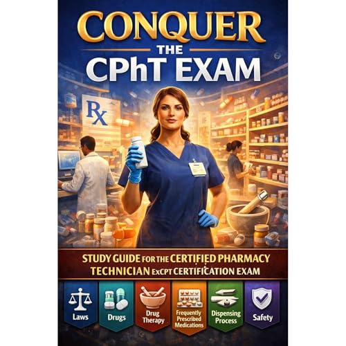 Conquer the CPhT Exam: Study Guide for the Certified Pharmacy Technician ExCPT Certification Exam Covering Laws, Drugs, Drug Therapy, Frequently Prescribed Medications, Dispensing Process, and Safety by Philip Martin McCaulay