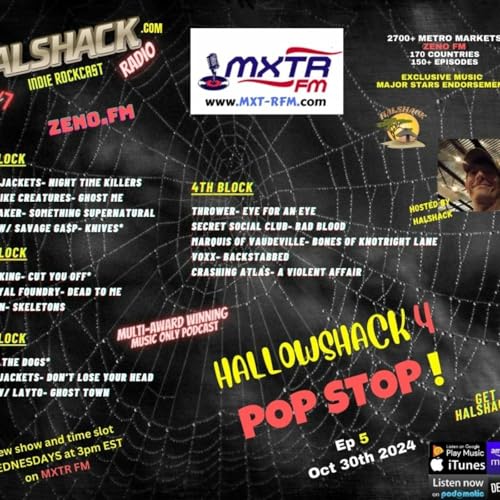 Episode 311: Halshack (Non Stop Pop 5) no host- orig Oct 30, 2024- Hallowshack 4 (POP STOP 5)-- Shacklist on Halshack com- Find the full version on the podcast feed by Unknown