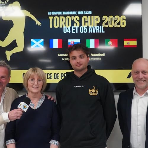 Ce week-end, l'US MIOS HANDBALL organise la Toro's Cup. Elain et Eliot nous présentent le programme et Cédric Pain nous livre son sentiment by Unknown