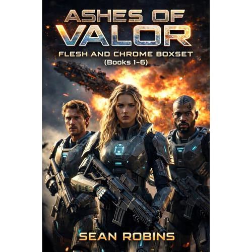 Ashes of Valor: Flesh and Chrome Boxset + Bonus Content (Books 1-6) by Sean Robins