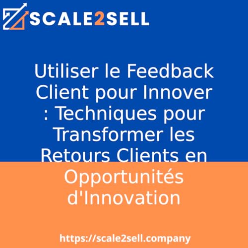 Utiliser le Feedback Client pour Innover : Techniques pour Transformer les Retours Clients en Opportunités d'Innovation by Unknown